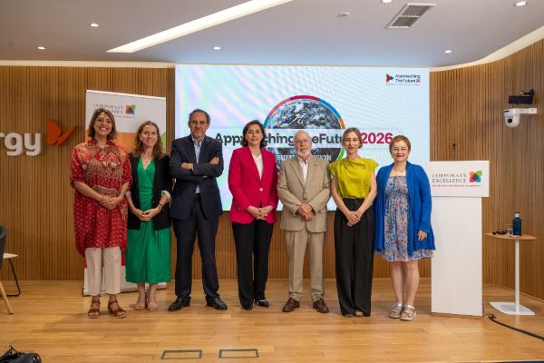 Saida García (CE), Isabel López Triana (CANVAS), Ángel Pascual-Ramsay (ESADE), María Luisa Martínez Gistau (CaixaBank), Ángel Alloza (CE), Clara Fontán (CE) y Macarena Estévez (Cirentis)