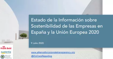¿Qué sucede con la Información sobre Sostenibilidad de las Empresas en España y la Unión Europea?