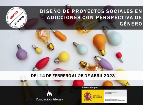 Curso gratuito "Diseño de proyectos sociales en adicciones con perspectiva de género"